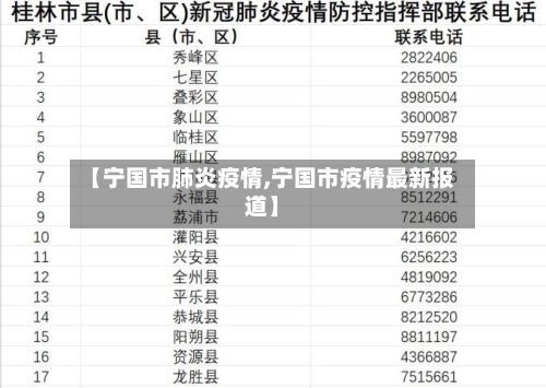 【宁国市肺炎疫情,宁国市疫情最新报道】