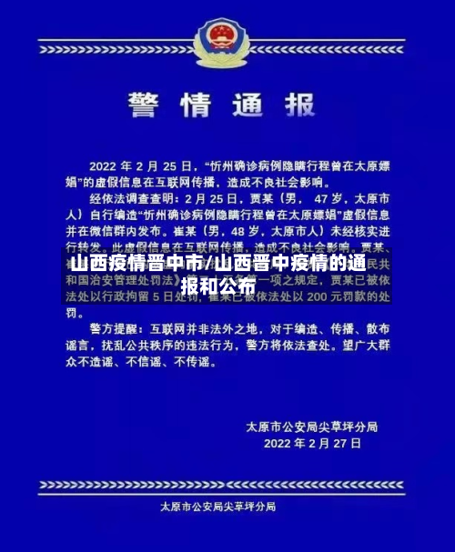 山西疫情晋中市/山西晋中疫情的通报和公布-第3张图片