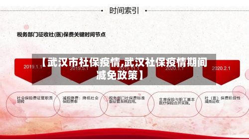 【武汉市社保疫情,武汉社保疫情期间减免政策】
