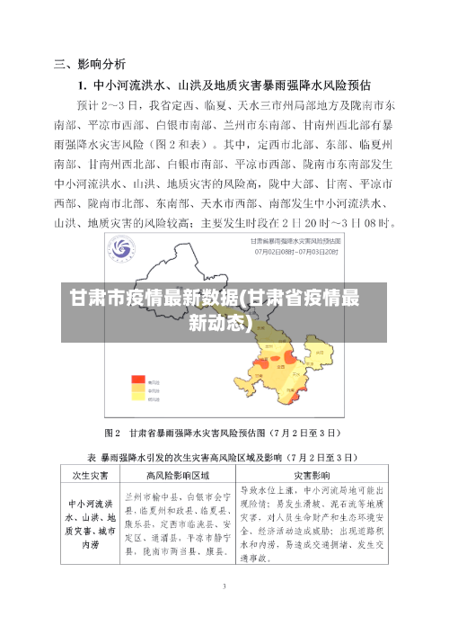 甘肃市疫情最新数据(甘肃省疫情最新动态)-第3张图片