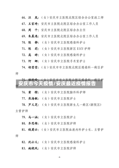 安庆市今天疫情/安庆最近疫情报告-第3张图片