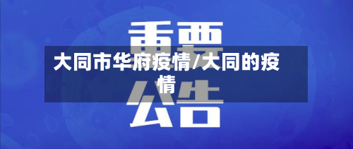 大同市华府疫情/大同的疫情-第3张图片