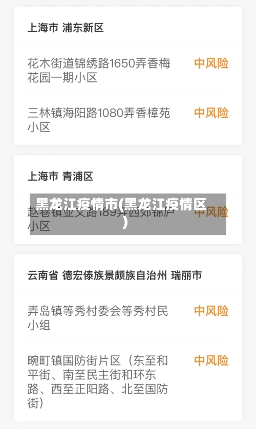 黑龙江疫情市(黑龙江疫情区)-第2张图片