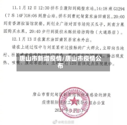 唐山市新增疫情/唐山市疫情公布