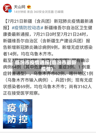 临汾市疫情通报(临汾市最新疫情)-第2张图片
