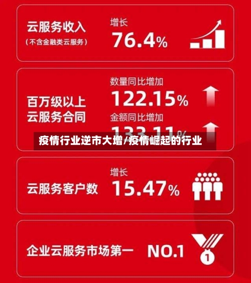疫情行业逆市大增/疫情崛起的行业