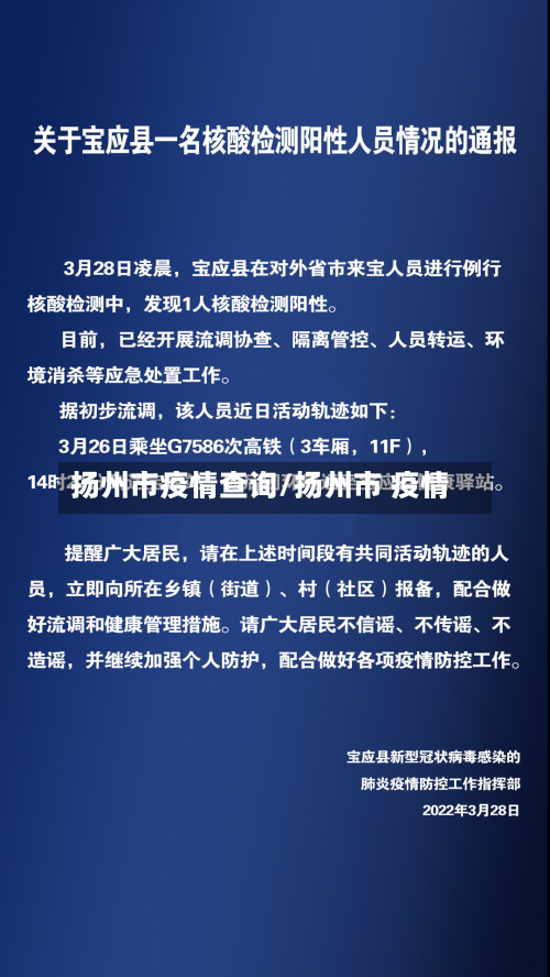扬州市疫情查询/扬州市 疫情-第3张图片