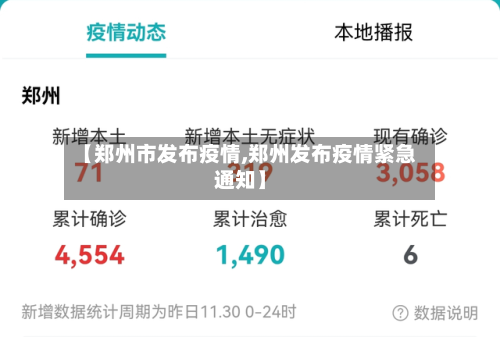 【郑州市发布疫情,郑州发布疫情紧急通知】
