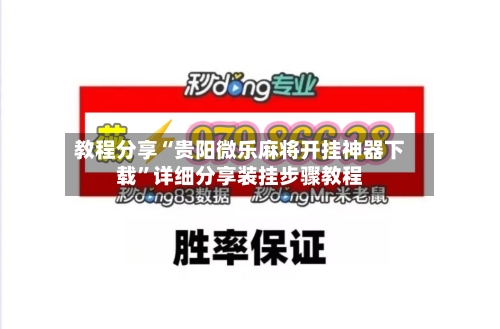 教程分享“贵阳微乐麻将开挂神器下载	”详细分享装挂步骤教程-第2张图片