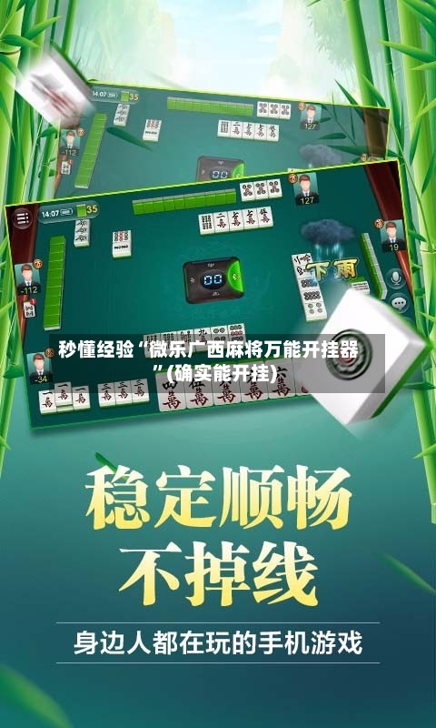 秒懂经验“微乐广西麻将万能开挂器”(确实能开挂)-第2张图片