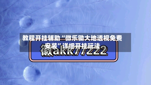 教程开挂辅助“微乐锄大地透视免费安装	”详细开挂玩法-第2张图片