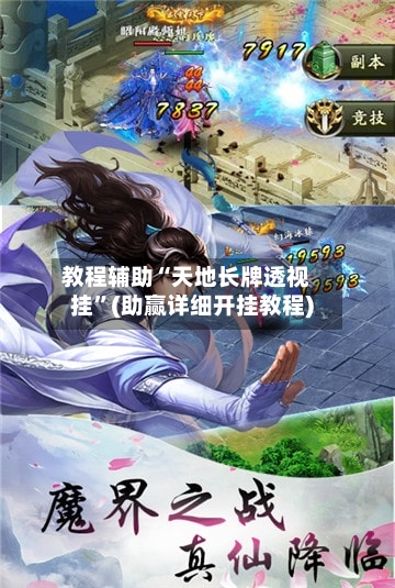 教程辅助“天地长牌透视挂”(助赢详细开挂教程)