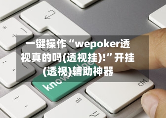 一键操作“wepoker透视真的吗(透视挂)!”开挂(透视)辅助神器-第3张图片