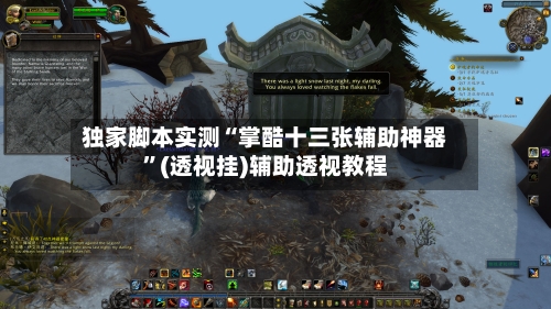 独家脚本实测“掌酷十三张辅助神器”(透视挂)辅助透视教程