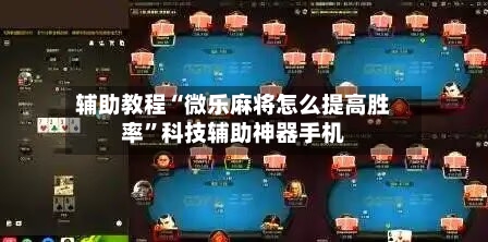 辅助教程“微乐麻将怎么提高胜率”科技辅助神器手机-第2张图片