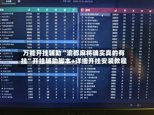 万能开挂辅助“渝都麻将确实真的有挂	”开挂辅助脚本+详细开挂安装教程-第2张图片