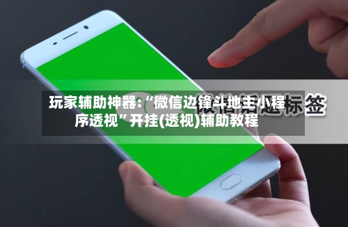 玩家辅助神器:“微信边锋斗地主小程序透视	”开挂(透视)辅助教程-第2张图片