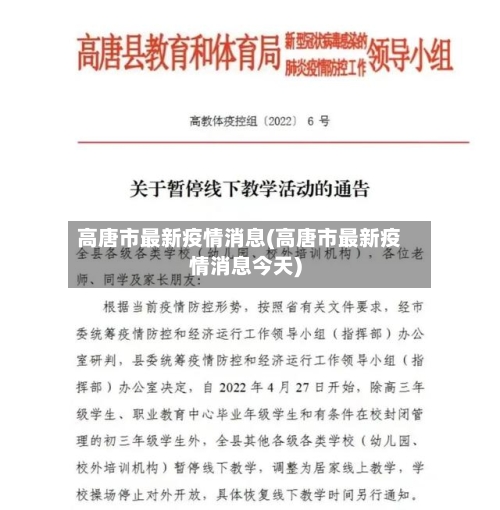 高唐市最新疫情消息(高唐市最新疫情消息今天)-第2张图片