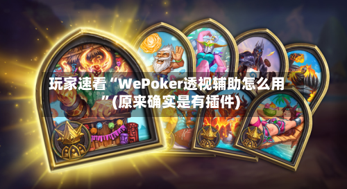 玩家速看“WePoker透视辅助怎么用”(原来确实是有插件)-第2张图片