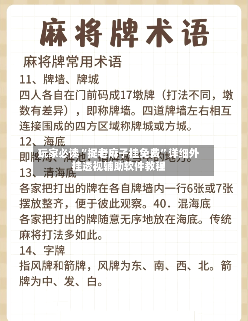 玩家必读“捉老麻子挂免费	”详细外挂透视辅助软件教程-第2张图片
