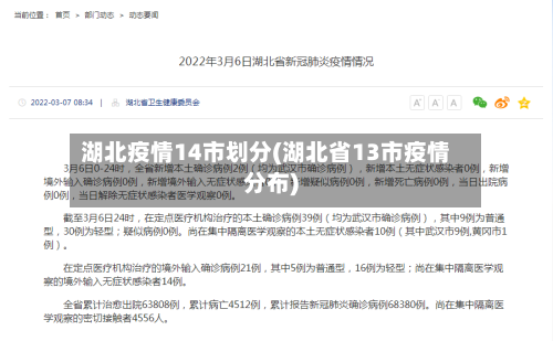 湖北疫情14市划分(湖北省13市疫情分布)