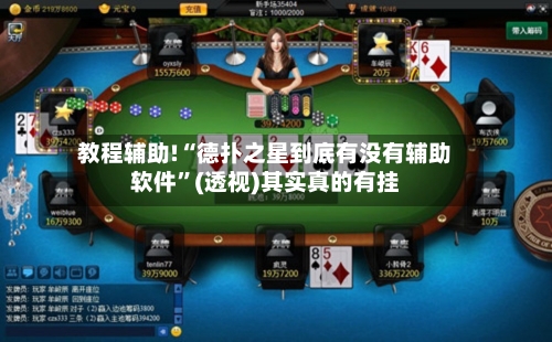 教程辅助!“德扑之星到底有没有辅助软件”(透视)其实真的有挂-第2张图片