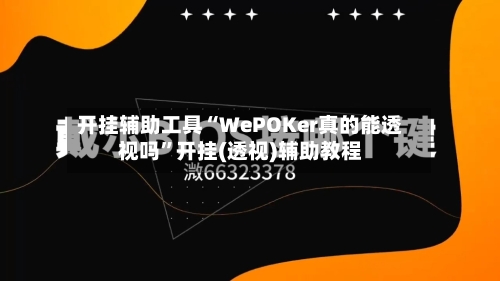 开挂辅助工具“WePOKer真的能透视吗”开挂(透视)辅助教程-第3张图片