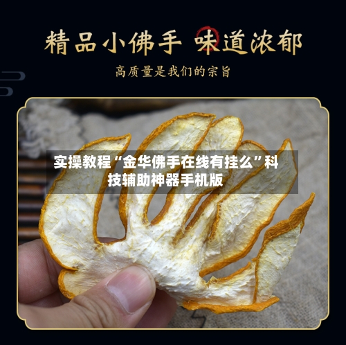 实操教程“金华佛手在线有挂么”科技辅助神器手机版-第2张图片