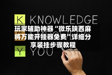 玩家辅助神器“微乐陕西麻将万能开挂器免费	”详细分享装挂步骤教程-第2张图片