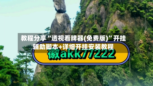 教程分享“透视看牌器(免费版)”开挂辅助脚本+详细开挂安装教程