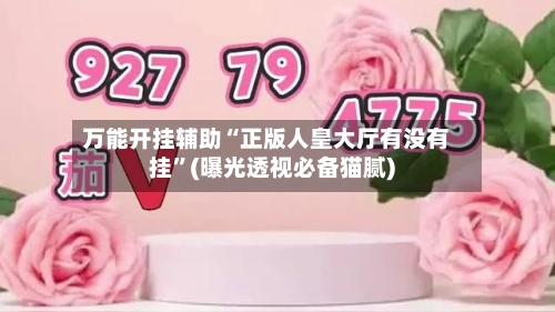 万能开挂辅助“正版人皇大厅有没有挂”(曝光透视必备猫腻)-第3张图片