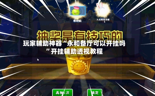 玩家辅助神器“永和备厅可以开挂吗”开挂辅助透视教程-第2张图片