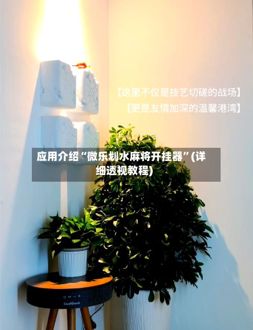 应用介绍“微乐划水麻将开挂器”(详细透视教程)