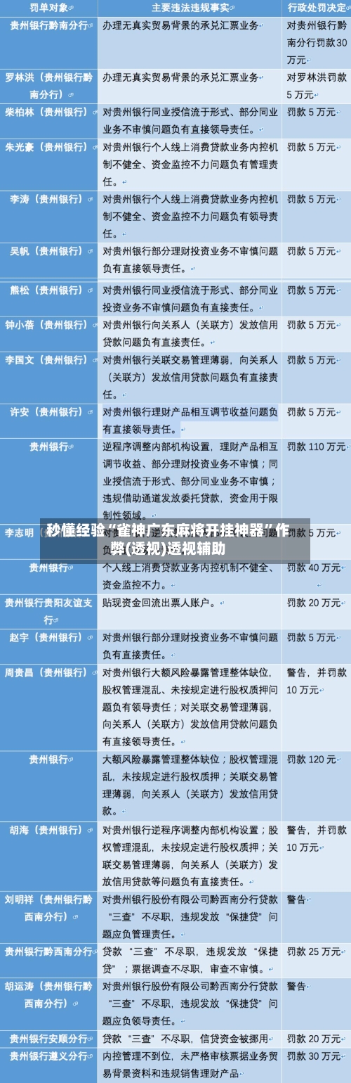 秒懂经验“雀神广东麻将开挂神器”作弊(透视)透视辅助-第3张图片