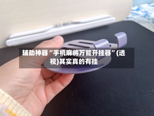 辅助神器“手机麻将万能开挂器”(透视)其实真的有挂-第2张图片