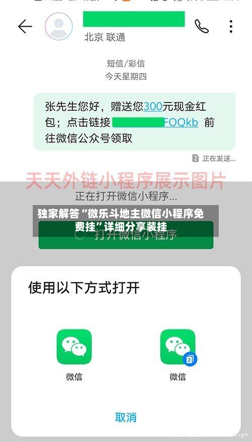 独家解答“微乐斗地主微信小程序免费挂”详细分享装挂-第2张图片