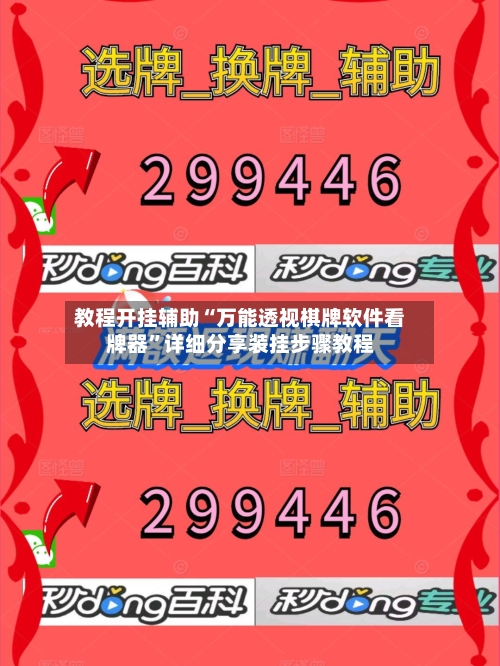 教程开挂辅助“万能透视棋牌软件看牌器”详细分享装挂步骤教程-第3张图片