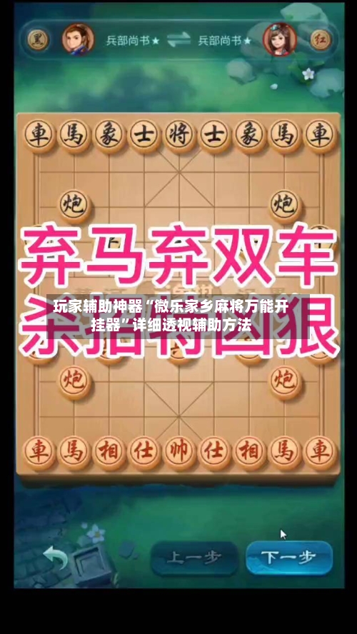 玩家辅助神器“微乐家乡麻将万能开挂器	”详细透视辅助方法-第2张图片