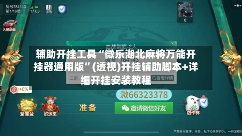 辅助开挂工具“微乐湖北麻将万能开挂器通用版”(透视)开挂辅助脚本+详细开挂安装教程-第2张图片