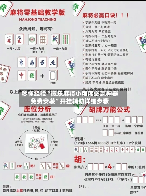 秒懂经验“微乐麻将小程序必赢神器免费安装	”开挂辅助详细步骤-第2张图片