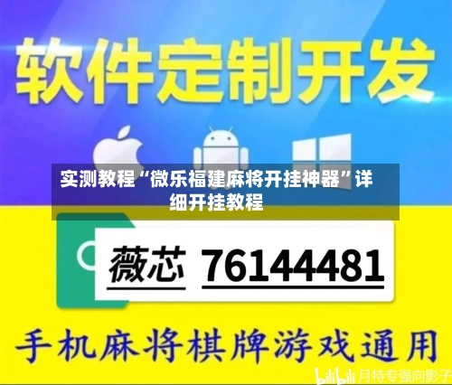 实测教程“微乐福建麻将开挂神器	”详细开挂教程-第2张图片