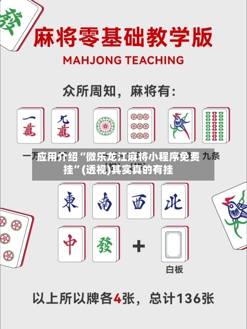 应用介绍“微乐龙江麻将小程序免费挂”(透视)其实真的有挂-第3张图片