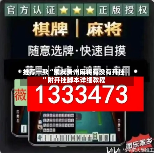 推荐一款“聚友贵州麻将有没有开挂”附开挂脚本详细教程-第3张图片