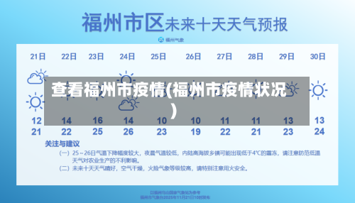 查看福州市疫情(福州市疫情状况)-第2张图片