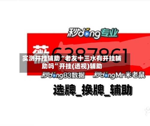 实测开挂辅助“老友十三水有开挂辅助吗”开挂(透视)辅助-第2张图片
