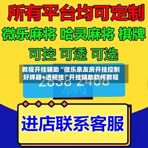 教程开挂辅助“微乐亲友房开挂控制好牌器+透视挂	”开挂辅助软件教程-第2张图片