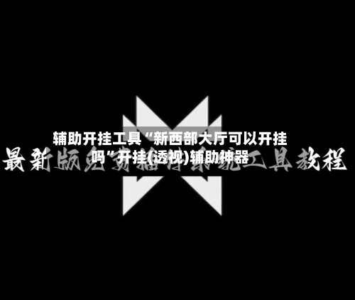 辅助开挂工具“新西部大厅可以开挂吗”开挂(透视)辅助神器-第2张图片