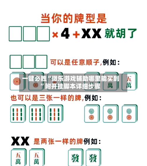 一键必胜“微乐游戏辅助哪里能买到”附开挂脚本详细步骤-第2张图片