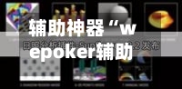 辅助神器“wepoker辅助哪里买(透视)	”详细辅助透视-第2张图片