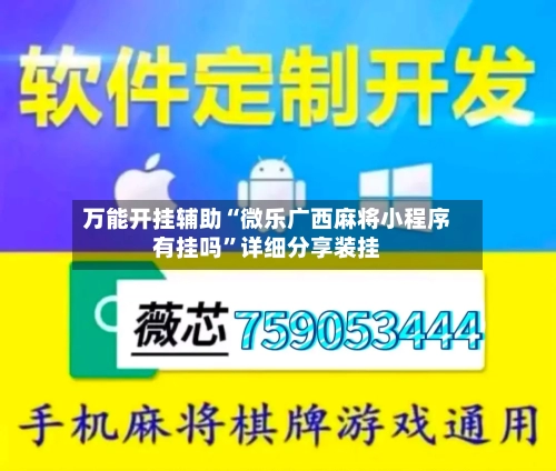 万能开挂辅助“微乐广西麻将小程序有挂吗”详细分享装挂-第2张图片